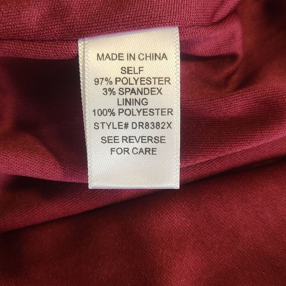 Sweet Generis Ruby Red Beaded Shoulder Sequin Min… - image 8